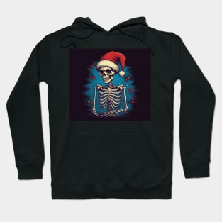 skeleton Santa Hoodie
